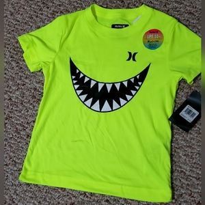 Hurley Kids Size 5. Neon Green. Dri fit shirt